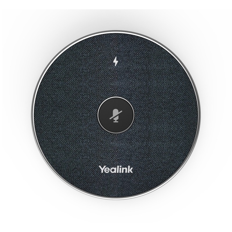 Yealink Conferencing Microphone Wireless Desktop 360° 6m Voice Pickup for UVC84, MeetingBar, SmartVision40 VCM36-W