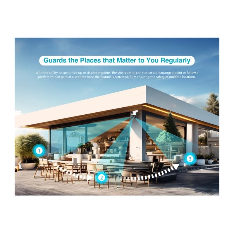 Dahua IP - P5D-5F-PV - 5.0MP Wifi PT Dome Dual Illumination Dual Lens — Buy in Cyprus with Fast Delivery