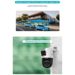 Dahua IP - P5D-5F-PV - 5.0MP Wifi PT Dome Dual Illumination Dual Lens — Buy in Cyprus with Fast Delivery