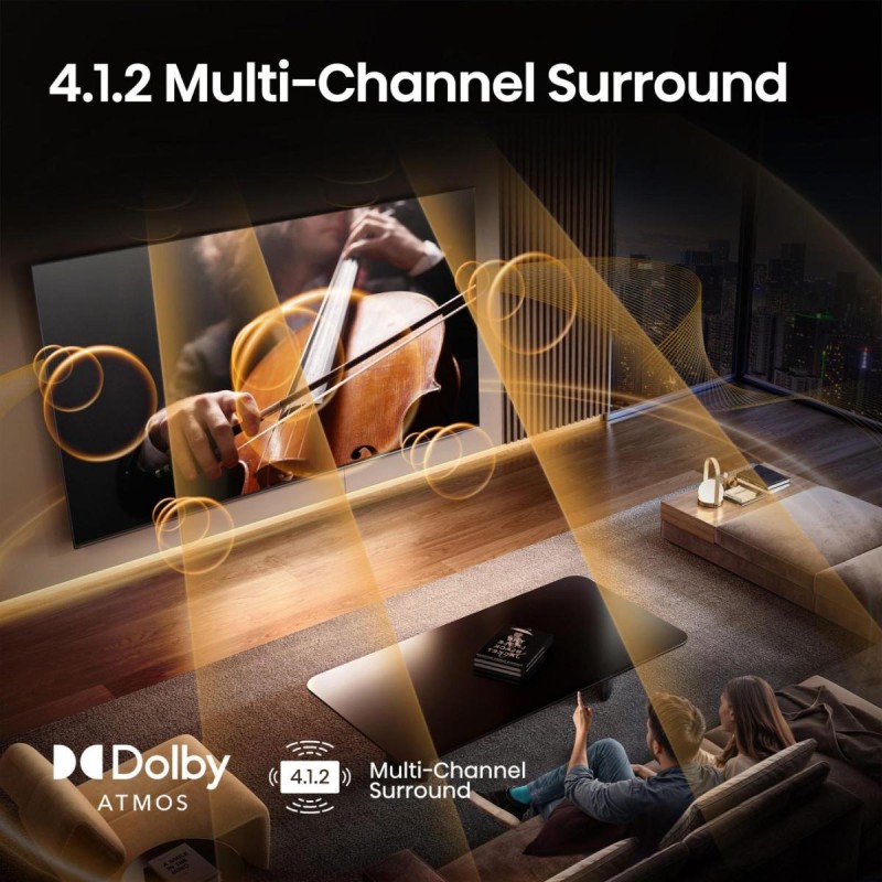 Hisense TV - 55U8Q - 55'' 4K Smart QLED MINI LED 144Hz TV — Buy in Cyprus with Fast Delivery