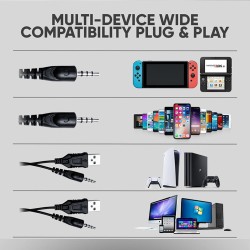 Armaggeddon Headset - PULSE 1 - Chroma Gaming Headset 3.5mm 2.1 40mm Black — Buy in Cyprus with Fast Delivery