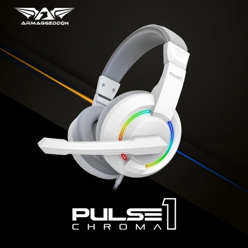 Armaggeddon Headset - PULSE 1 - Chroma Gaming Headset 3.5mm 2.1 40mm Black — Buy in Cyprus with Fast Delivery