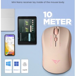 Alcatroz Mouse - AIRMOUSE DUO 3 - Wireless & Bluetooth Silent Black — Buy in Cyprus with Fast Delivery