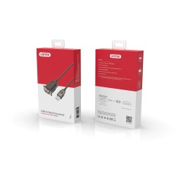 Unitek Converter USB-A 2.0 to Serial RS232 - Y-108 - 1.5m — Buy in Cyprus with Fast Delivery