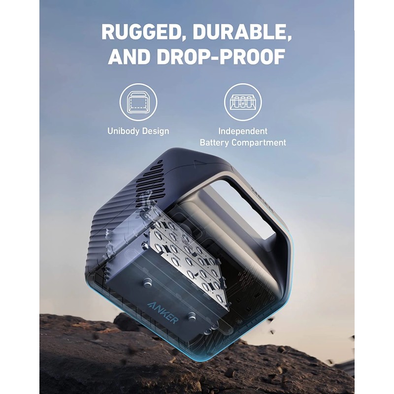 Anker SOLIX Powerhouse - 521 - Portable Power Station 256WH UK — Buy in Cyprus with Fast Delivery