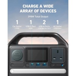 Anker SOLIX Powerhouse - 521 - Portable Power Station 256WH UK — Buy in Cyprus with Fast Delivery