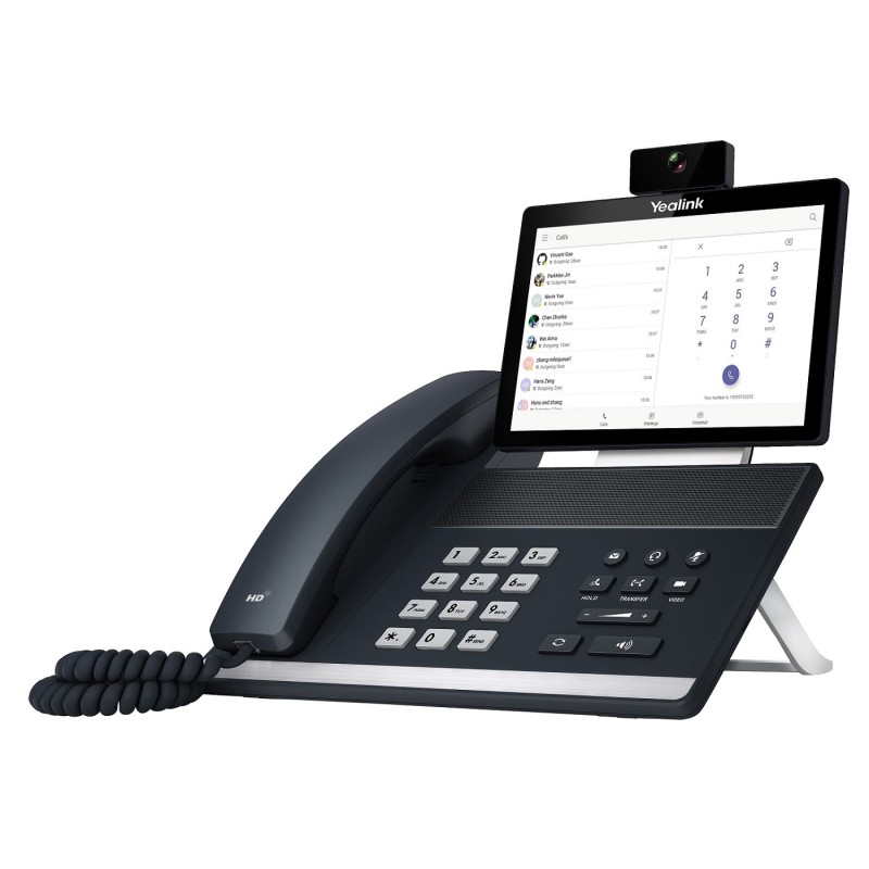 Yealink MS Teams Video Phone with 8.0'' Touch Screen, Camera, HDMI, USB, Bluetooth, Wi-Fi & Hybrid Mode VP59 TEAMS