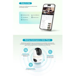 Dahua IP Indoor 5.0MP Wifi PT Dome - H5D-5F - Dual Lens — Buy in Cyprus with Fast Delivery