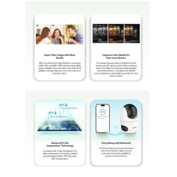 Dahua IP Indoor 5.0MP Wifi PT Dome - H5D-5F - Dual Lens — Buy in Cyprus with Fast Delivery