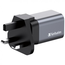 Verbatim Wall GaN Charger - GNC-35 - 35W USB-C USB-A (UK EU US) — Buy in Cyprus with Fast Delivery