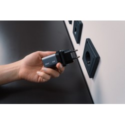 Verbatim Wall GaN Charger - GNC-35 - 35W USB-C USB-A (UK EU US) — Buy in Cyprus with Fast Delivery