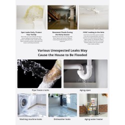 Sonoff ZigBee Smart Water Leak Sensor - SNZB-05P - ZigBee Smart Water Leak Sensor — Buy in Cyprus with Fast Delivery