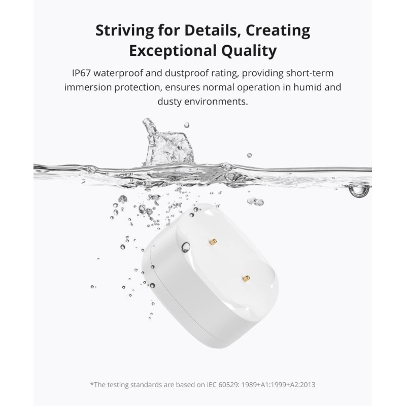 Sonoff ZigBee Smart Water Leak Sensor - SNZB-05P - ZigBee Smart Water Leak Sensor — Buy in Cyprus with Fast Delivery