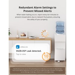 Sonoff ZigBee Smart Water Leak Sensor - SNZB-05P - ZigBee Smart Water Leak Sensor — Buy in Cyprus with Fast Delivery