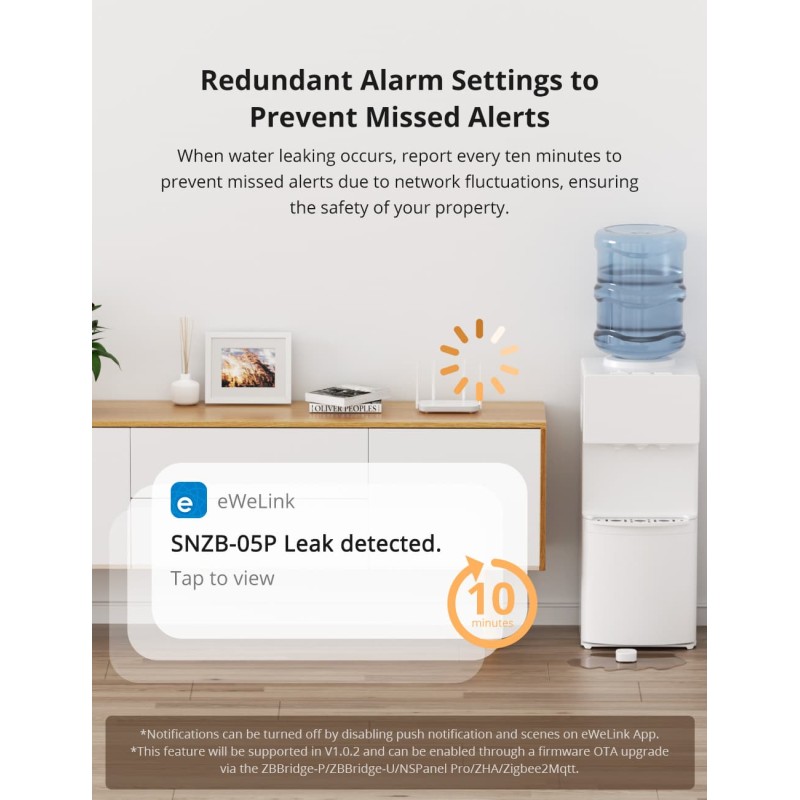 Sonoff ZigBee Smart Water Leak Sensor - SNZB-05P - ZigBee Smart Water Leak Sensor — Buy in Cyprus with Fast Delivery