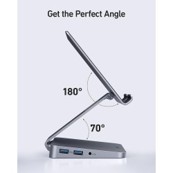 Anker Work USB-C Tablet Stand Hub - 551 - USB-C Tablet Stand Hub 8in1 — Buy in Cyprus with Fast Delivery