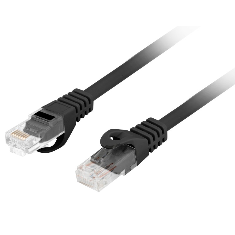 Lanberg Patch Cable - CAT.6 UTP CU LSZH 0.5m Black — Buy in Cyprus with Fast Delivery