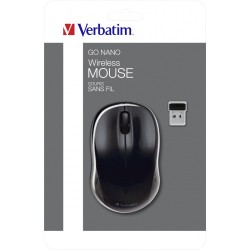 Verbatim Mouse Wireless - GO NANO - Black — Buy in Cyprus with Fast Delivery