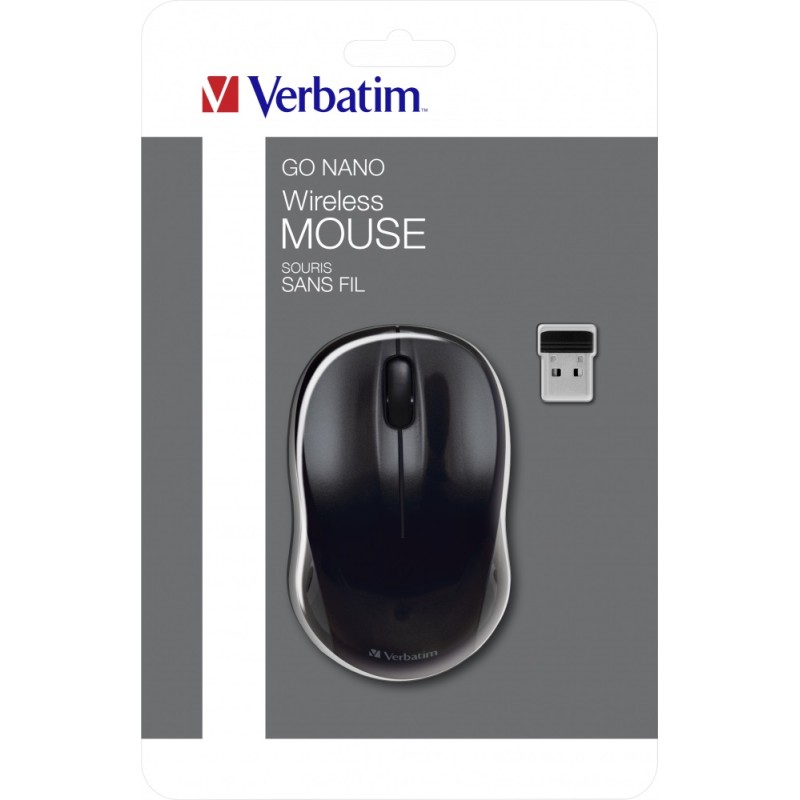 Verbatim Mouse Wireless - GO NANO - Black — Buy in Cyprus with Fast Delivery