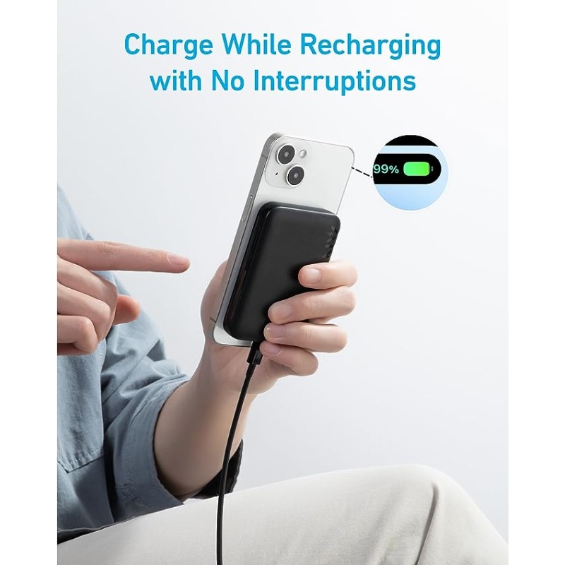 Anker Mobile Powerbank - 321 - 5000 Magsafe Black — Buy in Cyprus with Fast Delivery