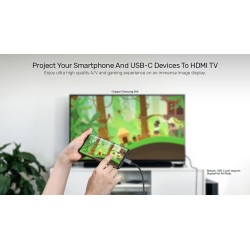 Unitek USB-C to HDMI Cable - V1423A - 4K60Hz 1.8m HDCP 2.3 — Buy in Cyprus with Fast Delivery