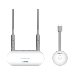 Unitek Wireless HDMI Transmitter & Receiver Kit - V1183A - Up to 50M, White — Buy in Cyprus with Fast Delivery