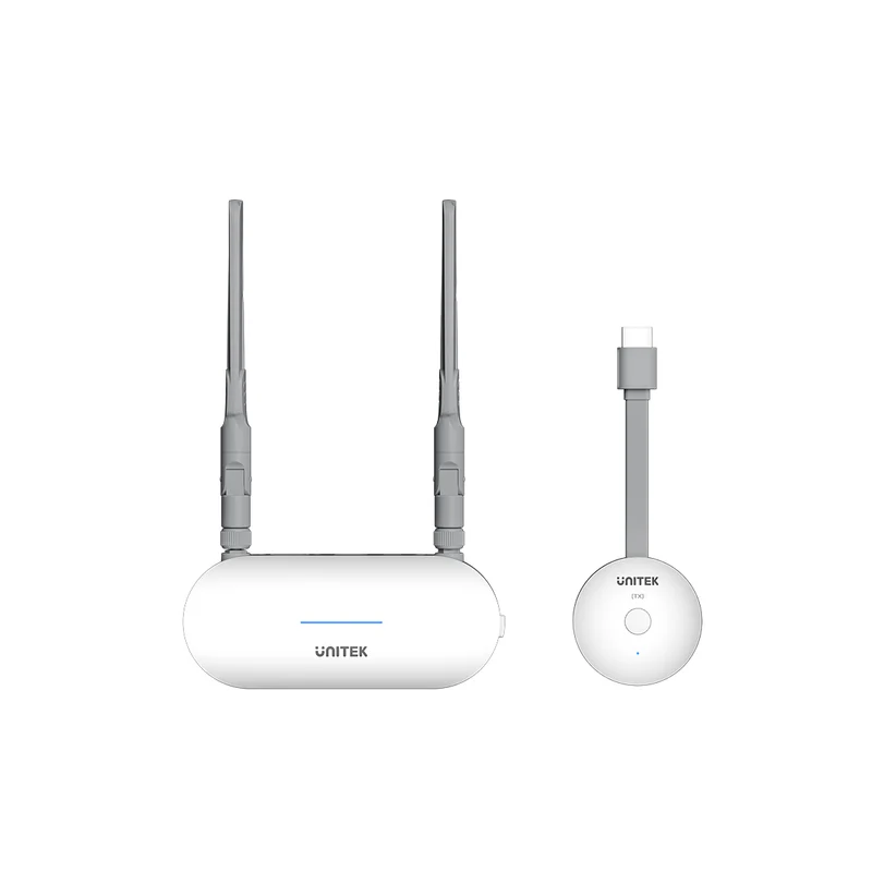 Unitek Wireless HDMI Transmitter & Receiver Kit - V1183A - Up to 50M, White — Buy in Cyprus with Fast Delivery