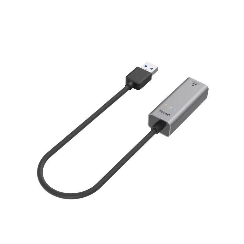 Unitek Converter USB-A to LAN Gigabit Ethernet Alum - Y-3464 - USB-A to LAN Gigabit Ethernet Alum
