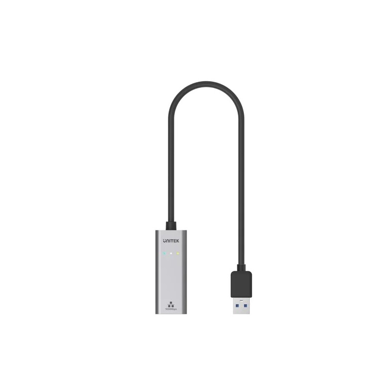 Unitek Converter USB-A to LAN Gigabit Ethernet Alum - Y-3464 - USB-A to LAN Gigabit Ethernet Alum