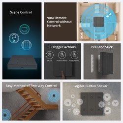 Sonoff Wifi Smart SwitchMan Scene Controller - R5 - White — Buy in Cyprus with Fast Delivery