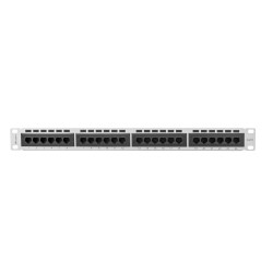 Lanberg Patch Panel - 24-Port 1U 19' CAT6 UTP Grey — Buy in Cyprus with Fast Delivery