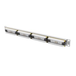 Lanberg Patch Panel - 24-Port 1U 19' CAT6 UTP Grey — Buy in Cyprus with Fast Delivery