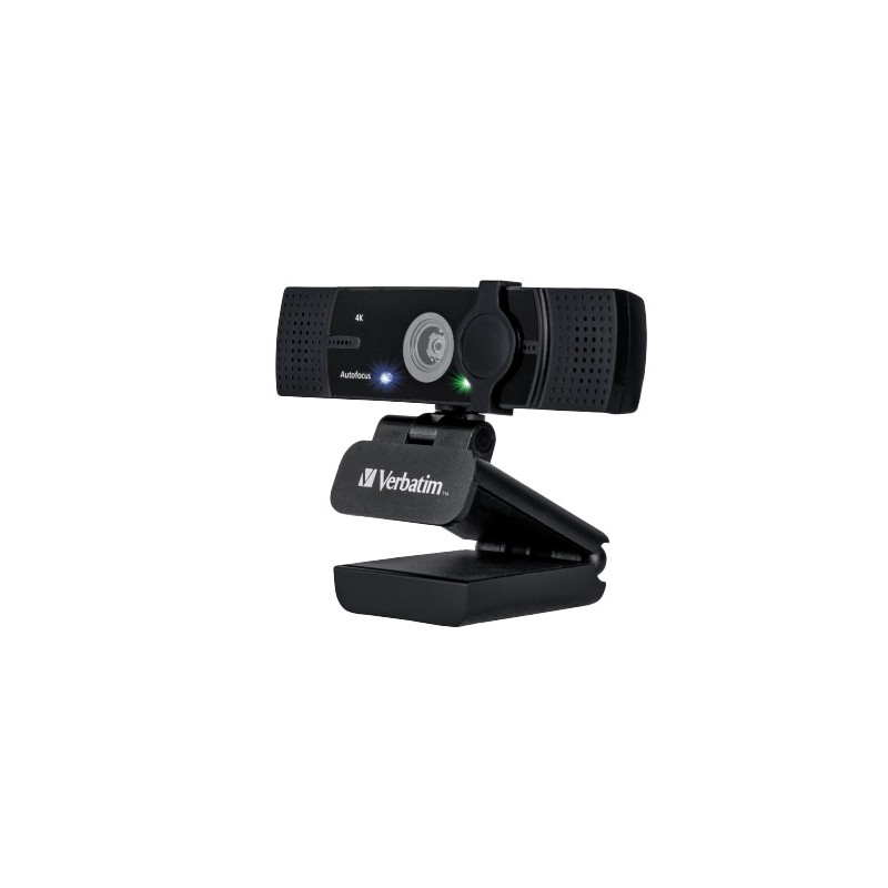 Verbatim Webcam - AWC-03 - 4K Autofocus Wide Angle with Dual Microphone — Buy in Cyprus with Fast Delivery