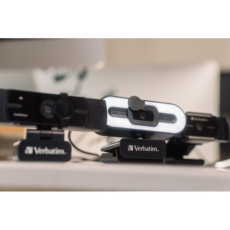 Verbatim Webcam - AWC-03 - 4K Autofocus Wide Angle with Dual Microphone — Buy in Cyprus with Fast Delivery