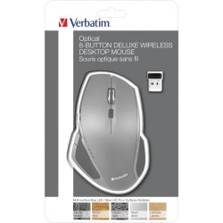 Verbatim Mouse - Wireless 8-Button Deluxe Blue LED Ergonomic — Buy in Cyprus with Fast Delivery