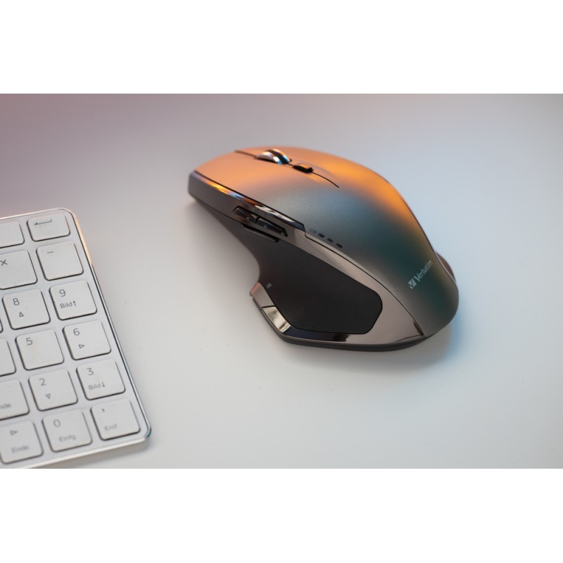Verbatim Mouse - Wireless 8-Button Deluxe Blue LED Ergonomic — Buy in Cyprus with Fast Delivery