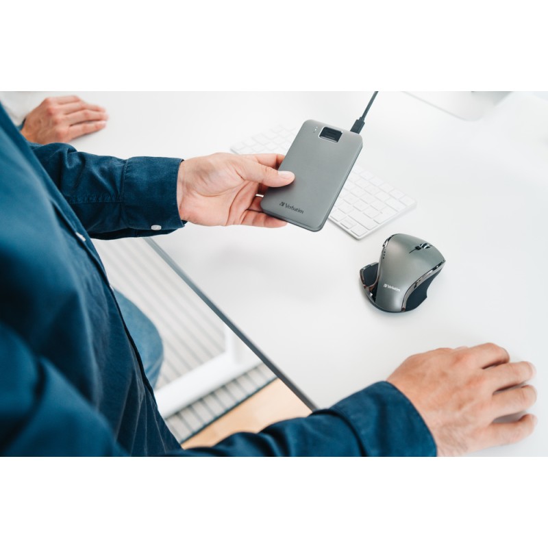 Verbatim Mouse - Wireless 8-Button Deluxe Blue LED Ergonomic — Buy in Cyprus with Fast Delivery