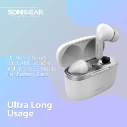 SonicGear EARPUMP TWS - 12 - ANC Sweatproof Earphones Black — Buy in Cyprus with Fast Delivery