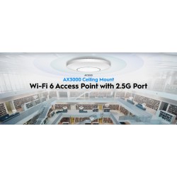 Cudy Access Point - AP3000_P - Ceiling AX3000 Dual Band 2.5G Wi-Fi 6 Injector — Buy in Cyprus with Fast Delivery