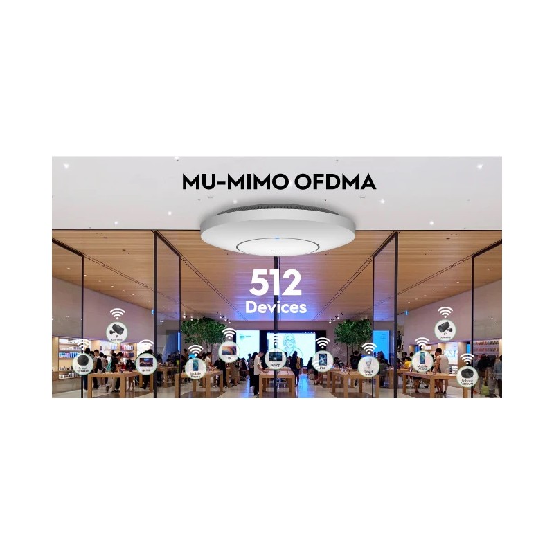 Cudy Access Point - AP3000_P - Ceiling AX3000 Dual Band 2.5G Wi-Fi 6 Injector — Buy in Cyprus with Fast Delivery