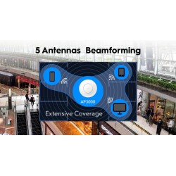 Cudy Access Point - AP3000_P - Ceiling AX3000 Dual Band 2.5G Wi-Fi 6 Injector — Buy in Cyprus with Fast Delivery