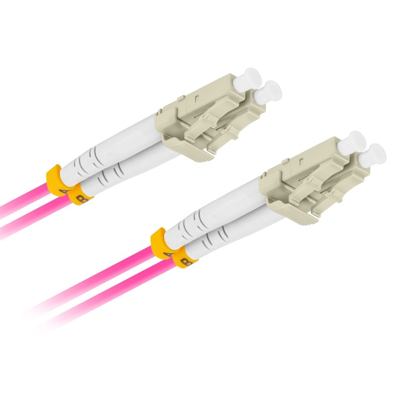 Lanberg Fiber Patch Cord - LC UPC-LC UPC MM 50/125 Duplex OM4 LSZH 10.0m — Buy in Cyprus with Fast Delivery