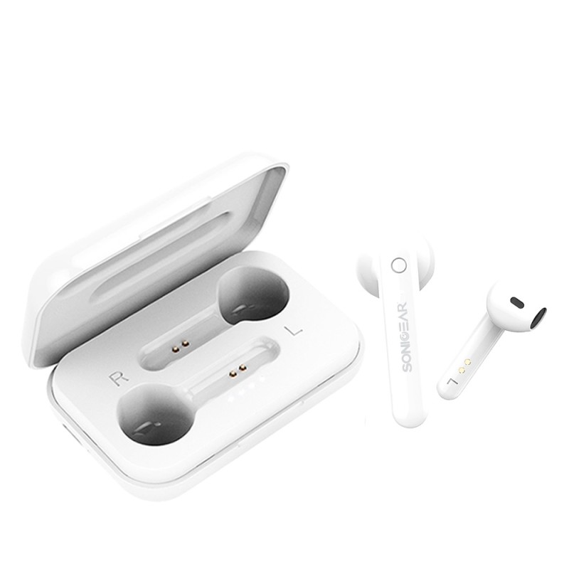 SonicGear EarPump - TWS3+ - BT Earphones White — Buy in Cyprus with Fast Delivery