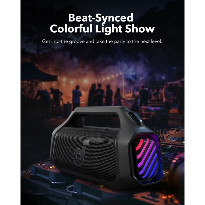 Anker Soundcore Speaker - Boom 2 Plus - 140W BT IPX7 Black — Buy in Cyprus with Fast Delivery