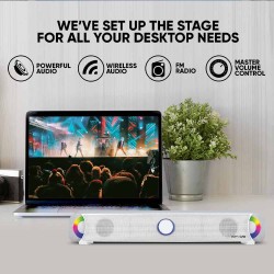 SonicGear SONICBAR - BT300 Pro - Portable BT FM RGB Soundbar — Buy in Cyprus with Fast Delivery