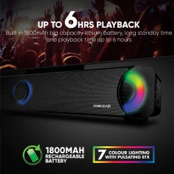 SonicGear SONICBAR - BT300 Pro - Portable BT FM RGB Soundbar — Buy in Cyprus with Fast Delivery