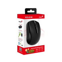 Genius Mouse - ECO-8100 - Wireless, Rechargeable, Black — Buy in Cyprus with Fast Delivery