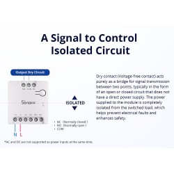 Sonoff WiFi Smart Switch Dry Contact - MINI-D - WiFi Dry Contact — Buy in Cyprus with Fast Delivery
