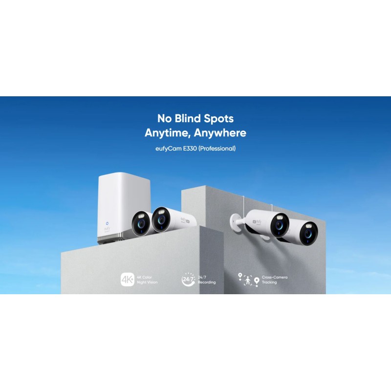 Anker Eufy Security Camera Kit - E330 - 4+1 Home Base — Buy in Cyprus with Fast Delivery