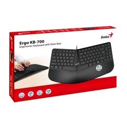 Genius Keyboard - KB-700 - Wired Ergonomic Palm Rest English — Buy in Cyprus with Fast Delivery